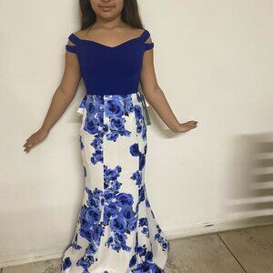 SOCIAL CODE Two Piece Top and Bottom Prom‎ Dress Size 1 NWT MSRP $169